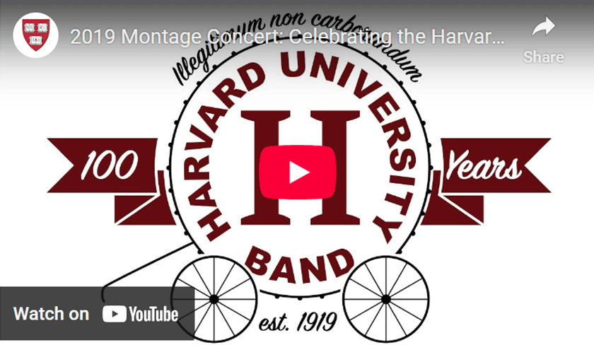 Celebrating the Harvard Band’s 100th Anniversary YouTube Thumbnail