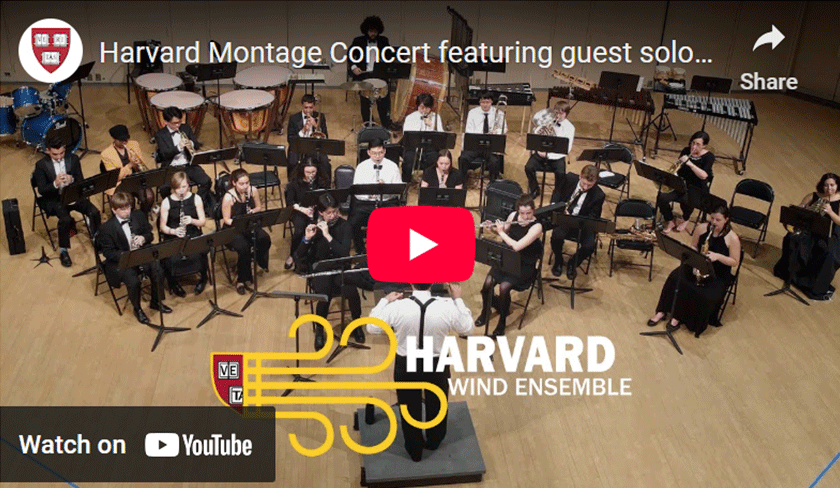 Harvard Bands Montage Concert 2023 YouTube Thumbnail