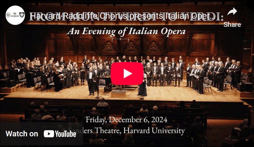 Harvard-Radcliffe Chorus YouTube Thumbnail
