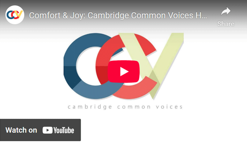 Cambridge Common Voices YouTube Thumbnail